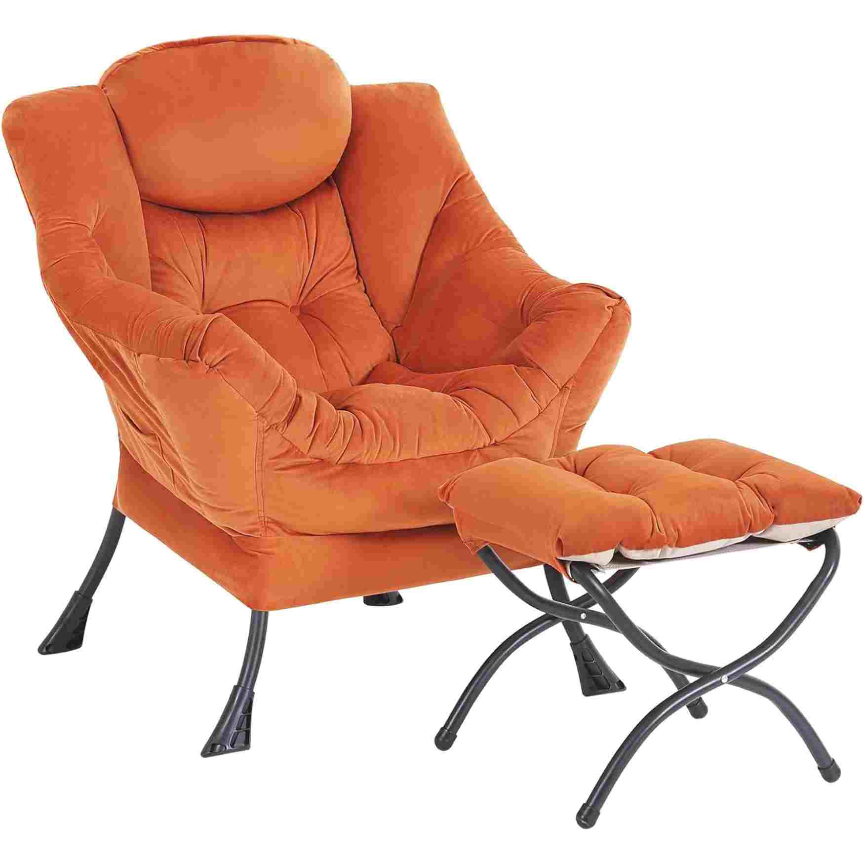 armchair with ottoman perfect for reading nook