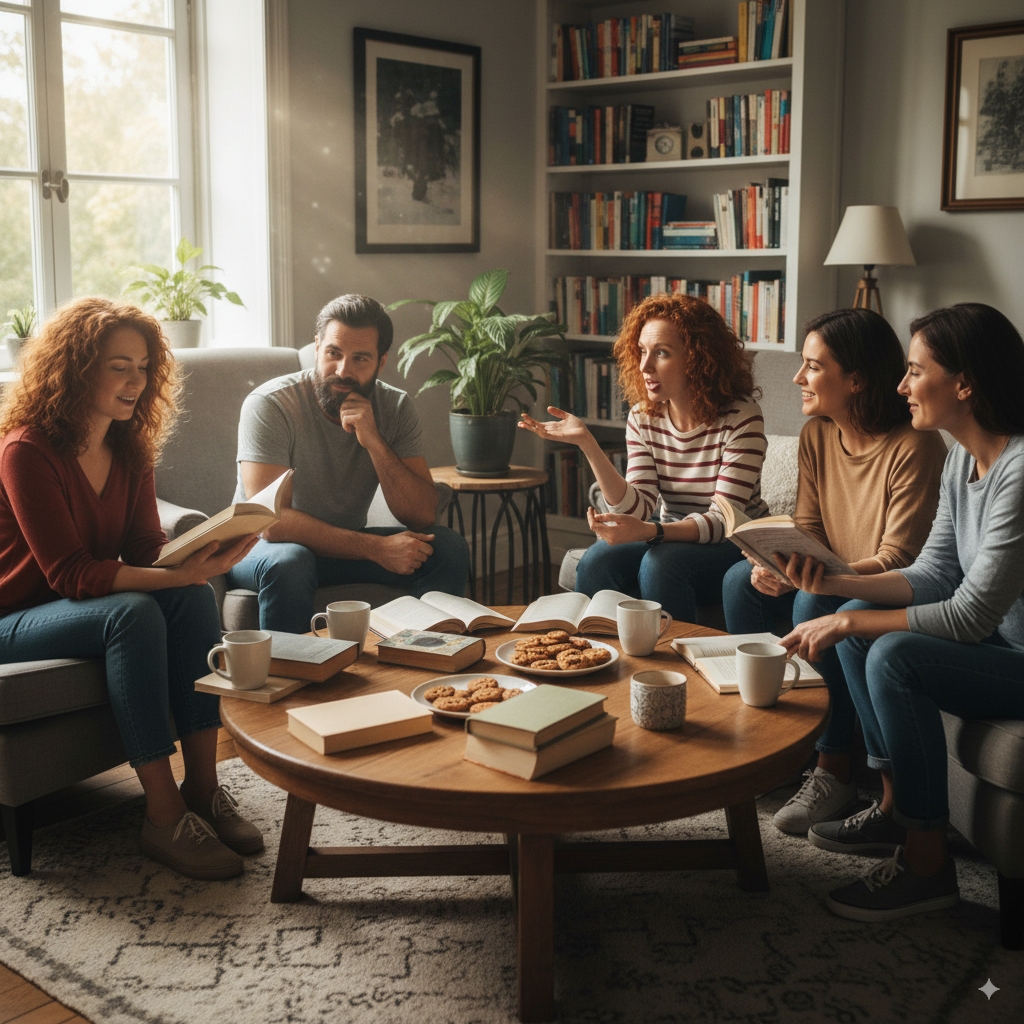 How to Start a Local Book Club: A Step-by-Step Guide for Readers & Socialisers book club meeting