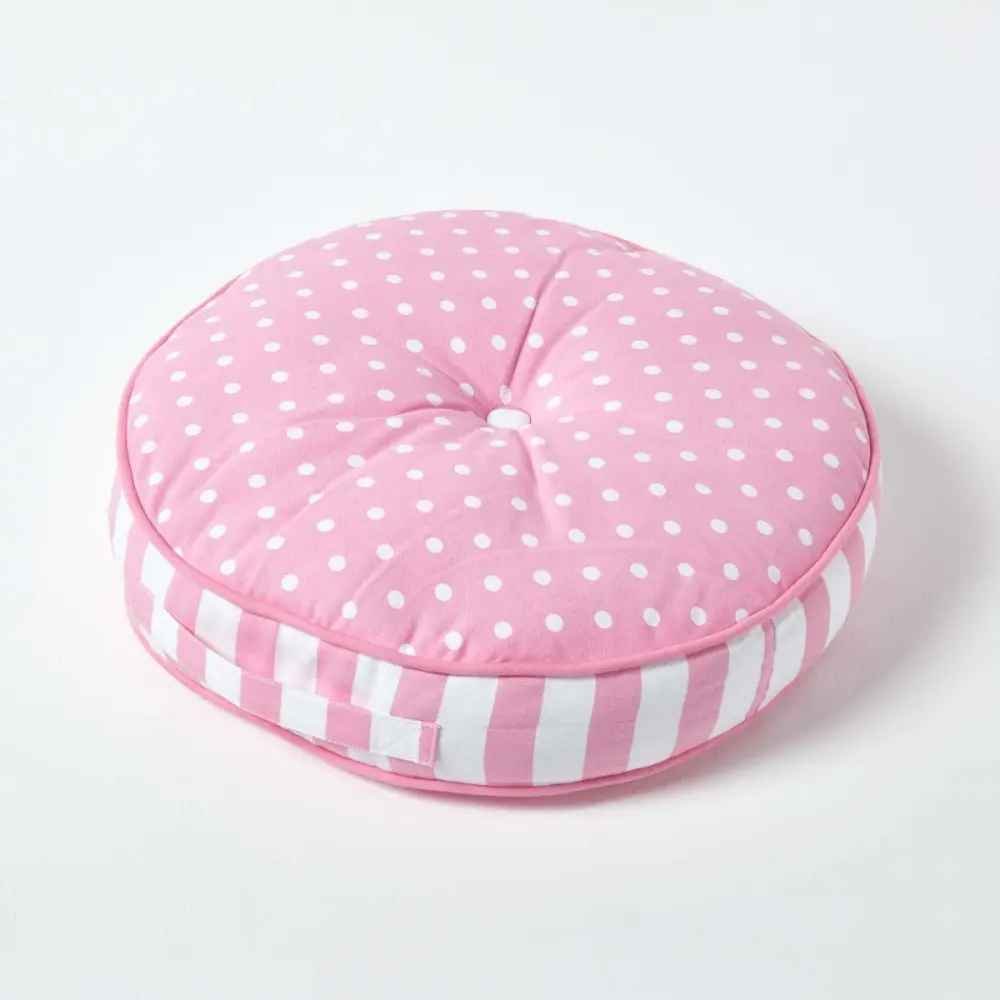 polka dot floor cushions