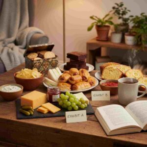 snacks for a bookclub meeting