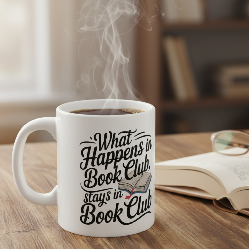 The Best Gifts for Your Book Club Host (Because They Deserve All the Appreciation) what happens in book club stays in book club" ceramic coffee mug perfect gift for book lovers and reading enthusiasts