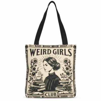 weird girls club tote bag