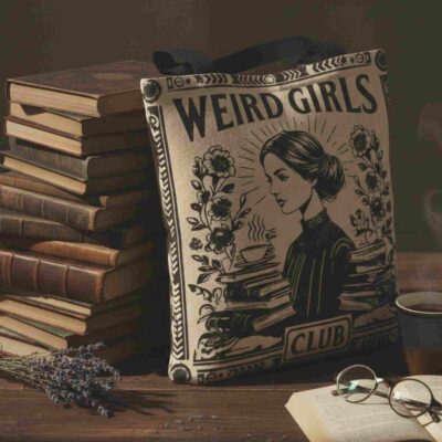 weird girls club tote bag