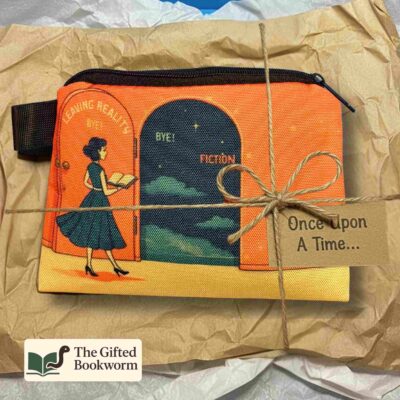 entering fiction coin purse for book lovers