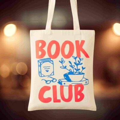 book club tote bag