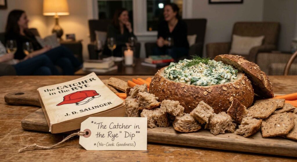 Plot Twists & Pretzels: Easy, Literary-Themed Snacks for Your Next Book Club catcher in the rye bread (1)