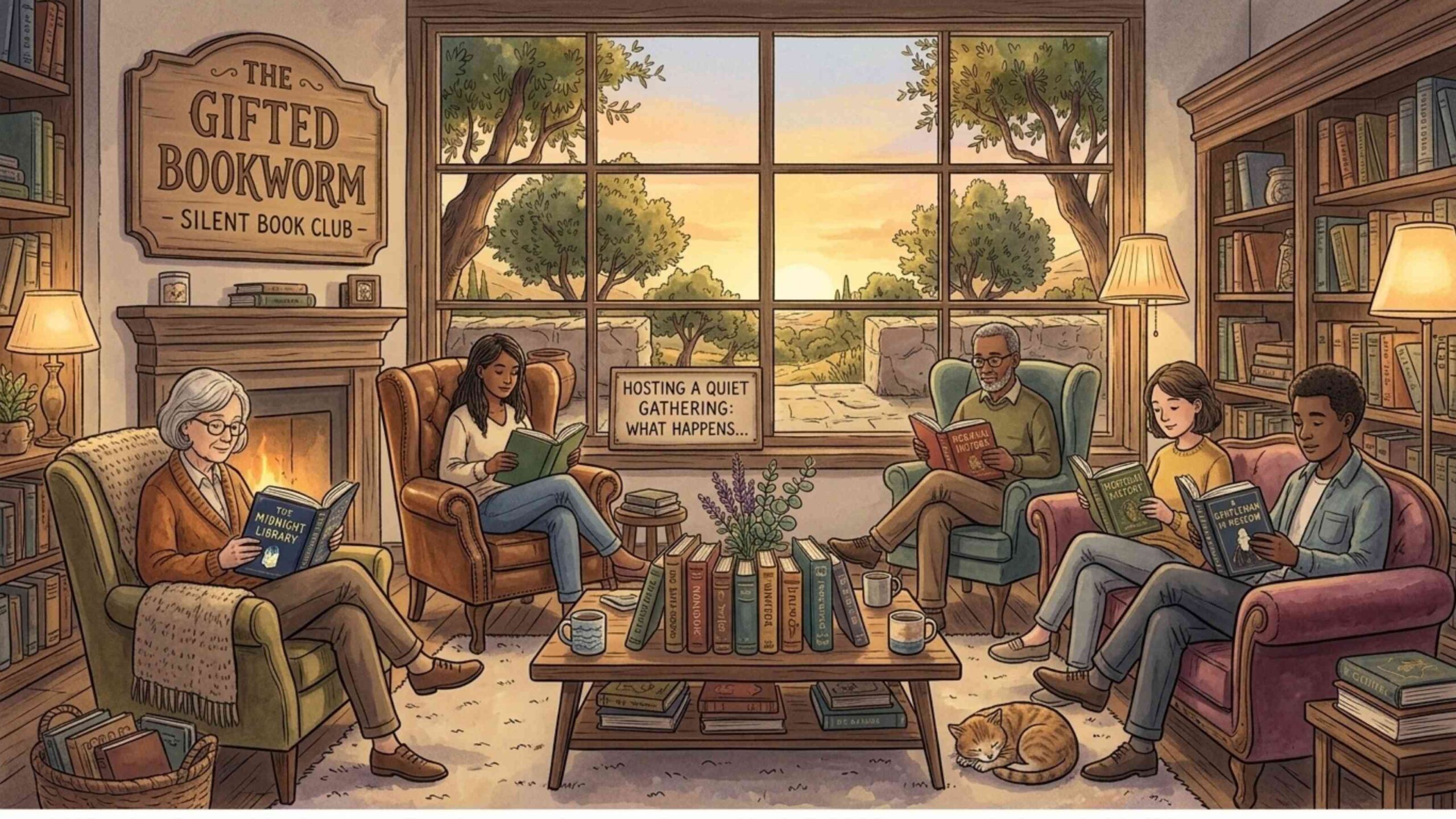 What Happens at a Silent Book Club? hosting a the silent bookclub