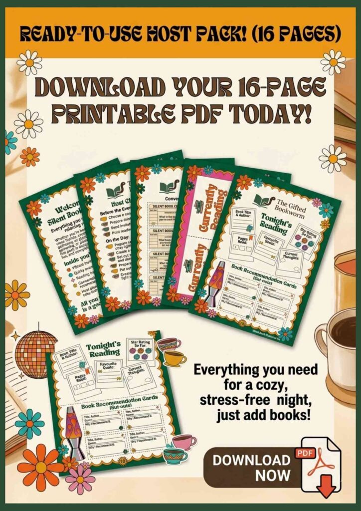 What Happens at a Silent Book Club? silent book club kit - ready made PDF